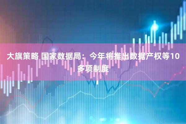 大旗策略 国家数据局：今年将推出数据产权等10多项制度