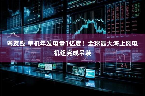 粤友钱 单机年发电量1亿度！全球最大海上风电机组完成吊装