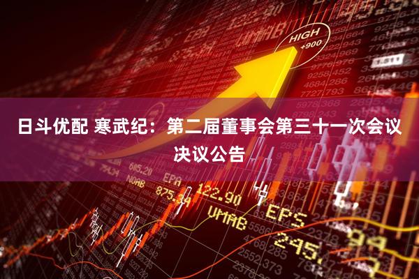 日斗优配 寒武纪：第二届董事会第三十一次会议决议公告